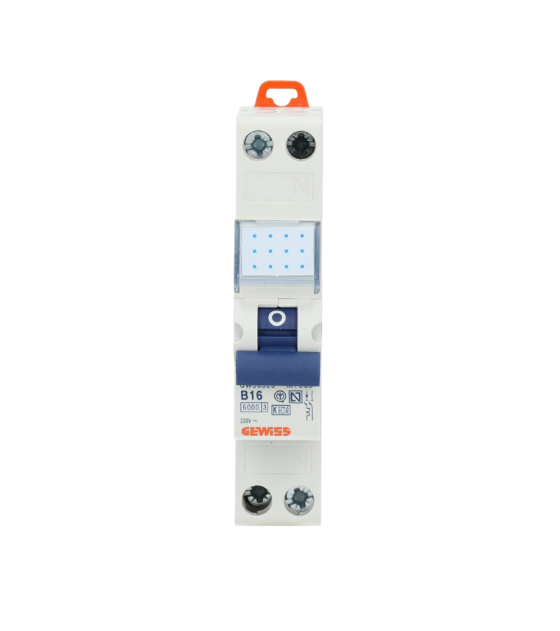 Gewiss installatieautomaat 16A B-kar (1P+N) (GW90328)