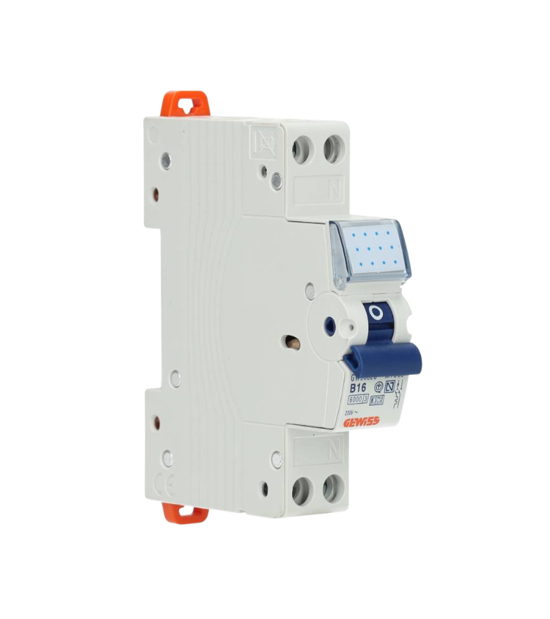 Gewiss installatieautomaat 16A B-kar (1P+N) (GW90328)