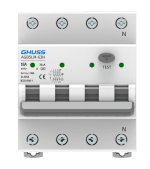 GHUSS aardlekautomaat B32 30mA 3-fase (3P+N) (spanningsonafhankelijk) - Afbeelding 3