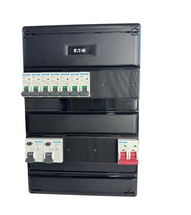 EATON groepenkast 1 fase 7 groepen