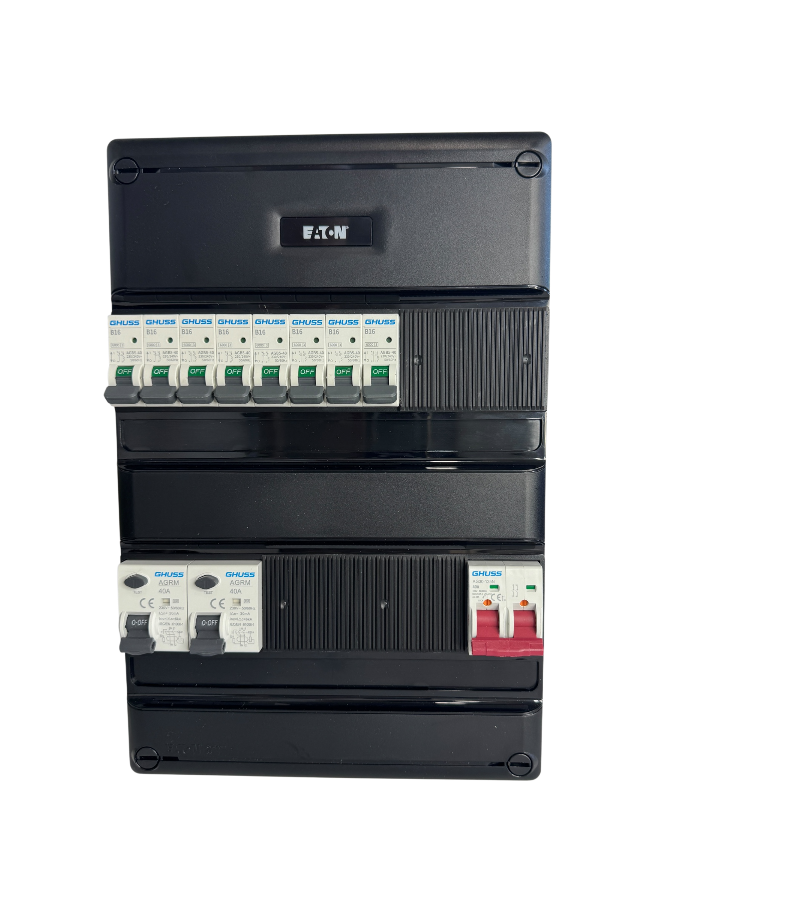 EATON groepenkast 1 fase 8 groepen