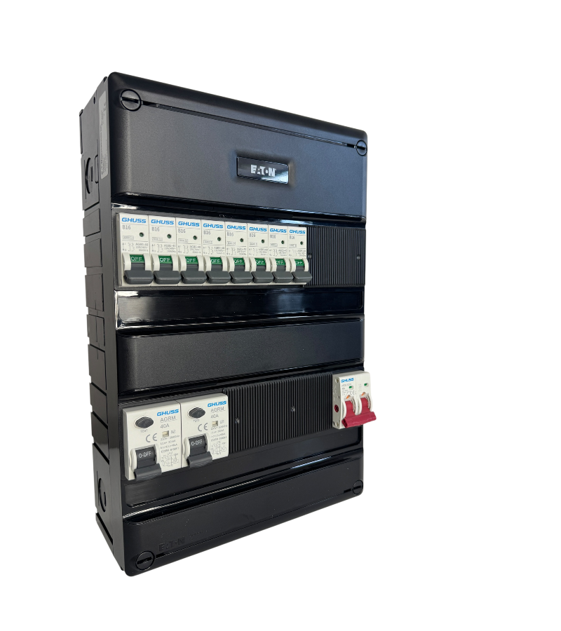 EATON groepenkast 1 fase 8 groepen