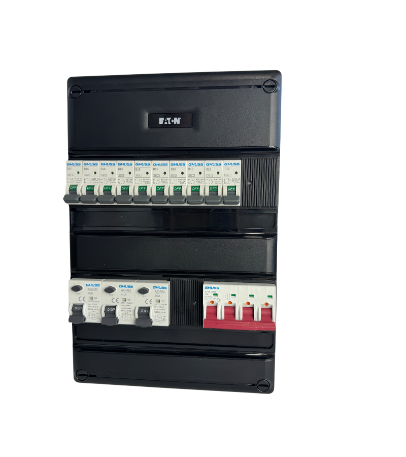 EATON groepenkast 3 fase 10 groepen