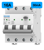 GHUSS aardlekautomaat B16 30mA 3-fase (3P+N) (spanningsonafhankelijk)